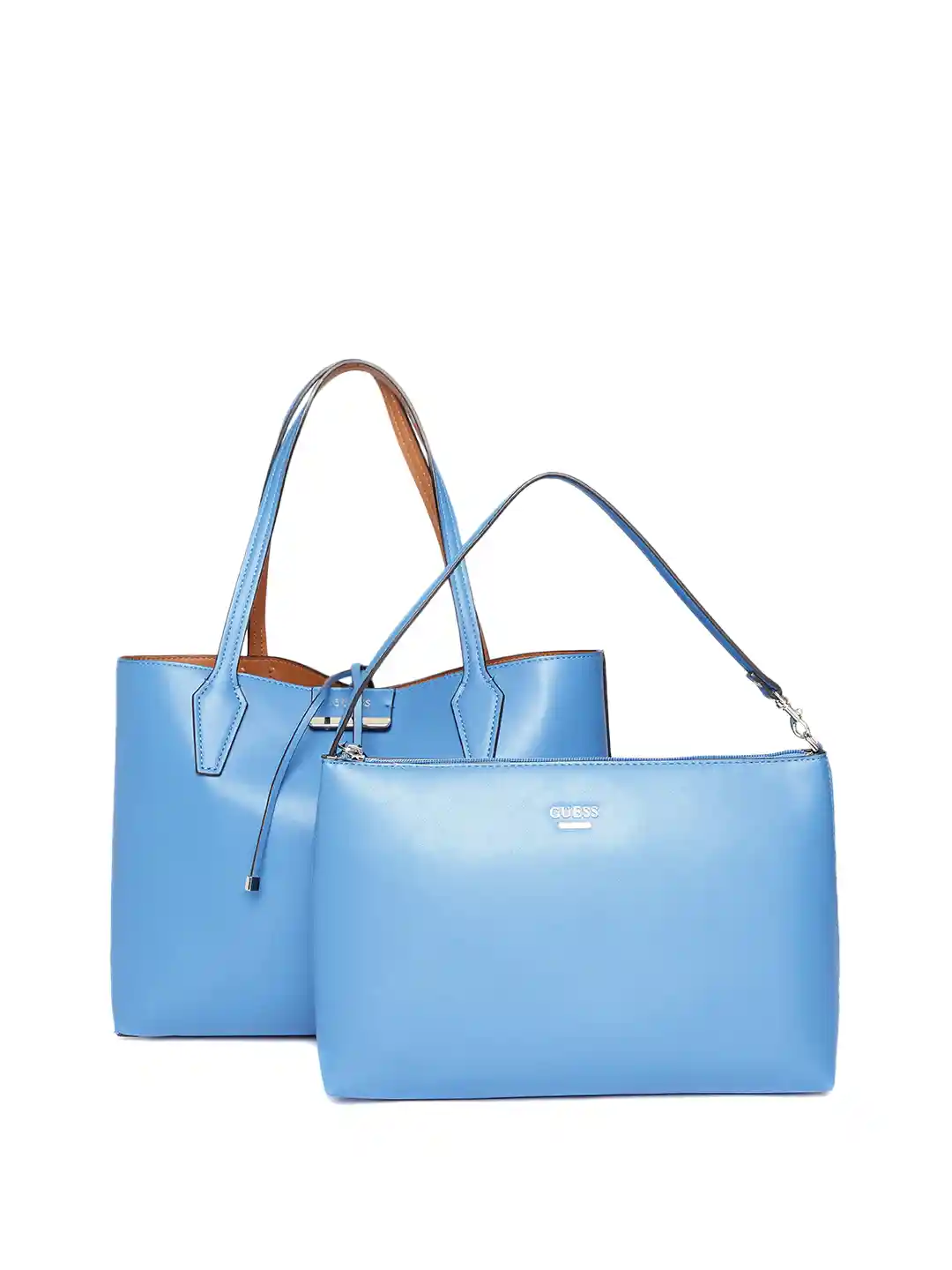 Buy GUESS Set of Blue Solid Shoulder Bags Handbags for Women