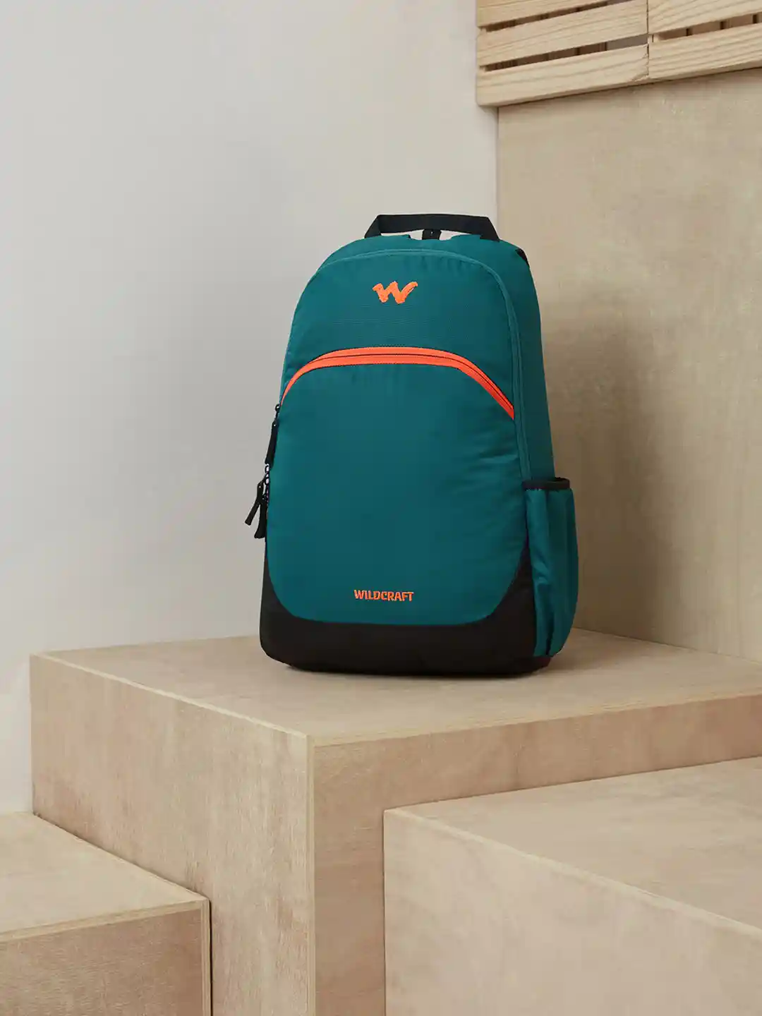 Wildcraft Unisex Teal Blue Solid Backpack Backpack