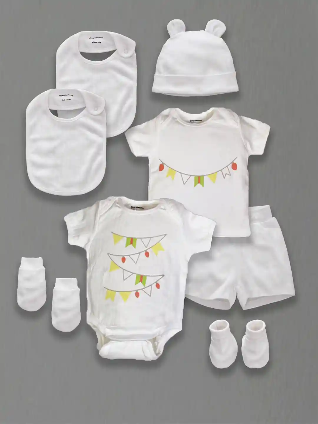 My Milestones Infant 8-Piece Printed Clothing Gift Set