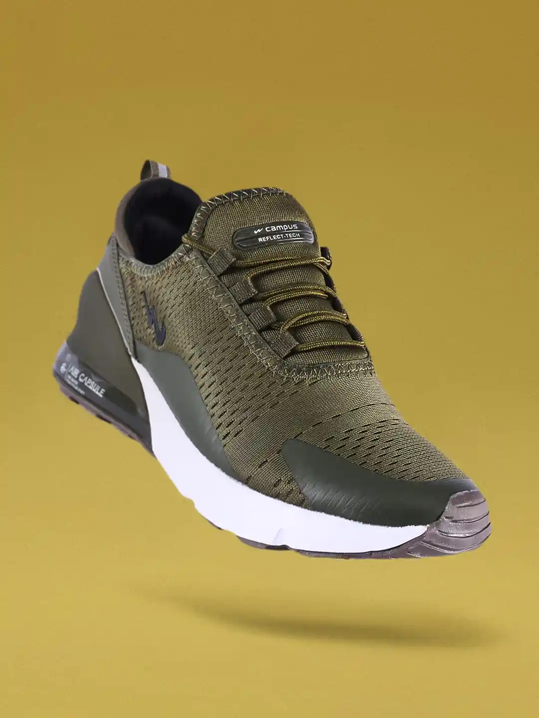 Campus Men DRAGON Olive Green Running Shoes