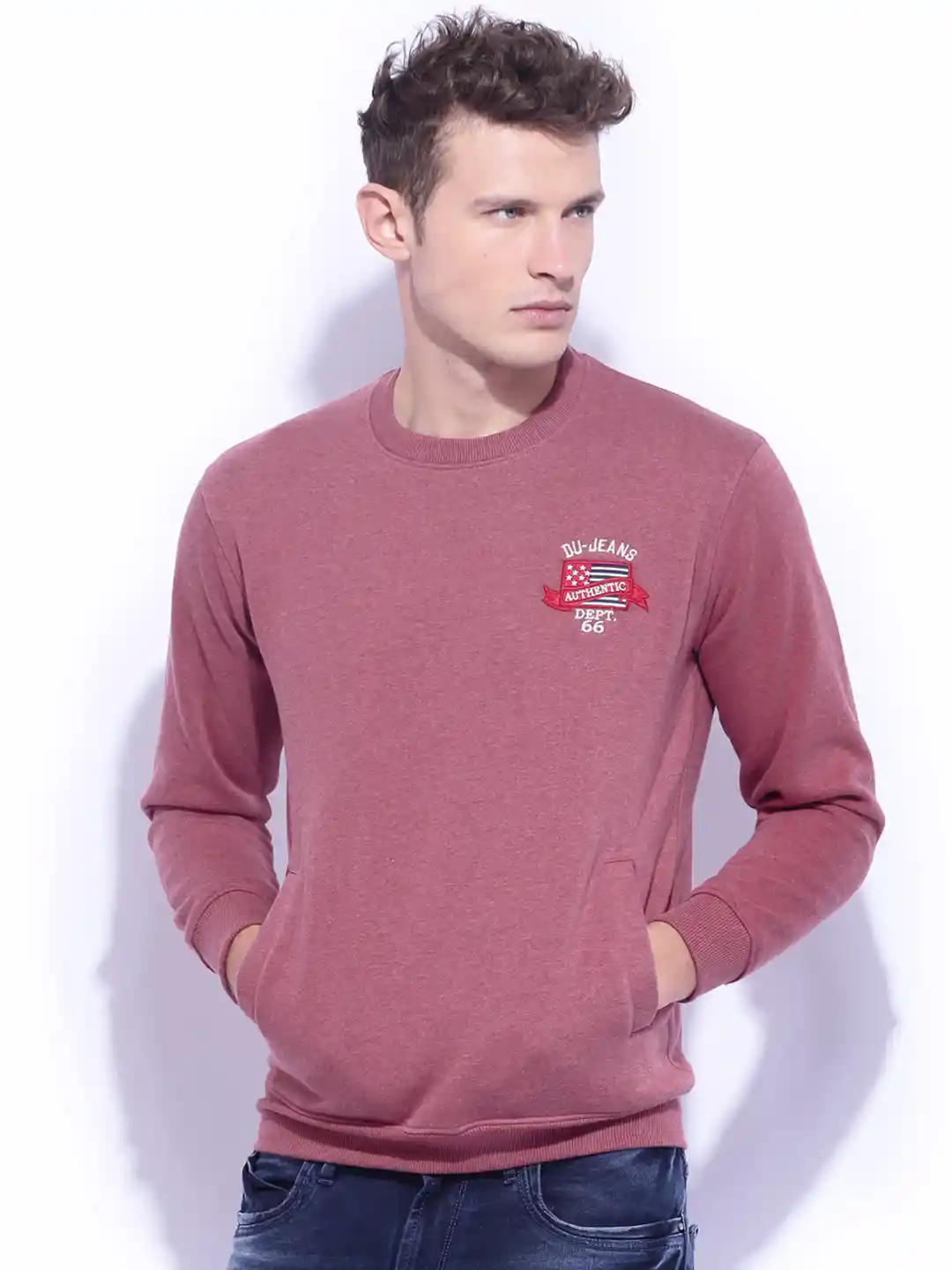 Buy Duke Dusty Pink Sweatshirt Sweatshirts for Men 959076 Myntra