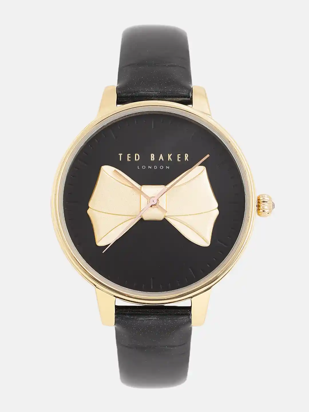 Buy Ted Baker Women Black Gold-Toned Analogue Watch TE50378002