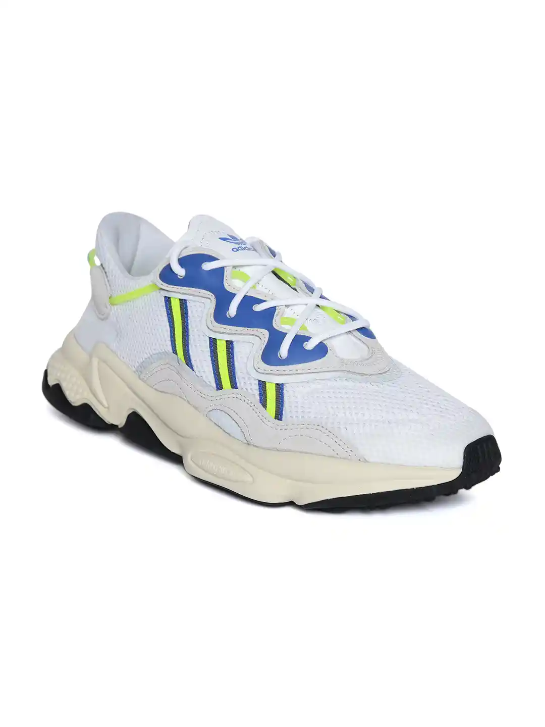 Buy ADIDAS Originals Men White Navy Blue Ozweego Sneakers