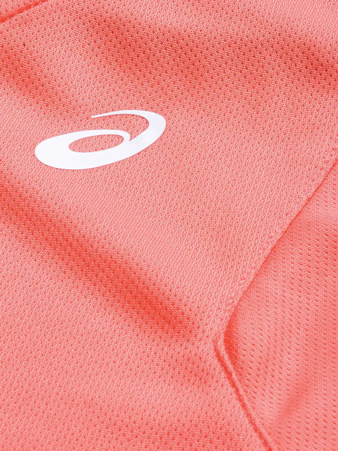 Buy ASICS Women Coral Pink Solid Practice D1 Tennis T-shirt - Main Image