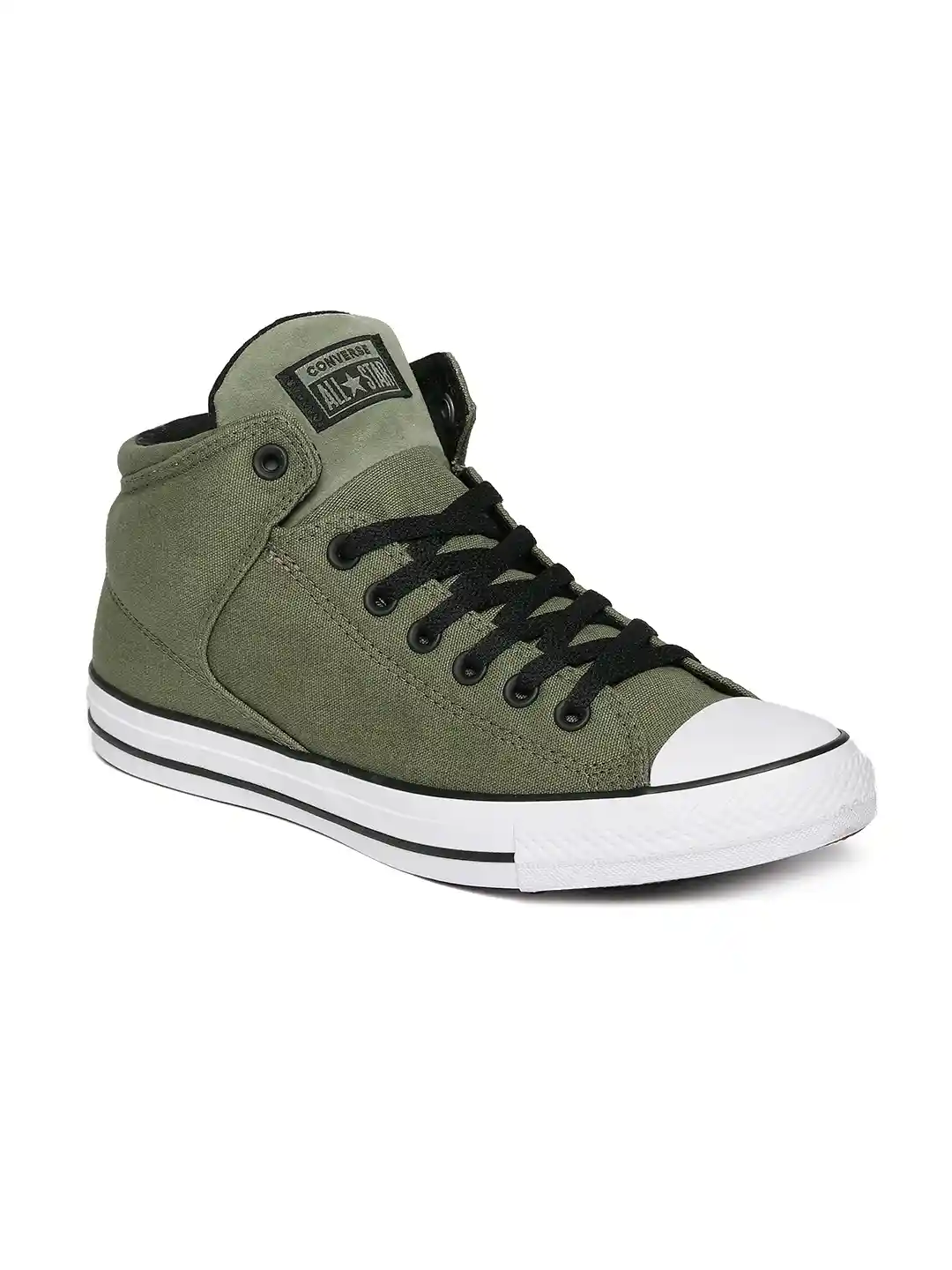 Buy Converse Street Uniform Chuck Taylor Men Olive Green Solid Mid