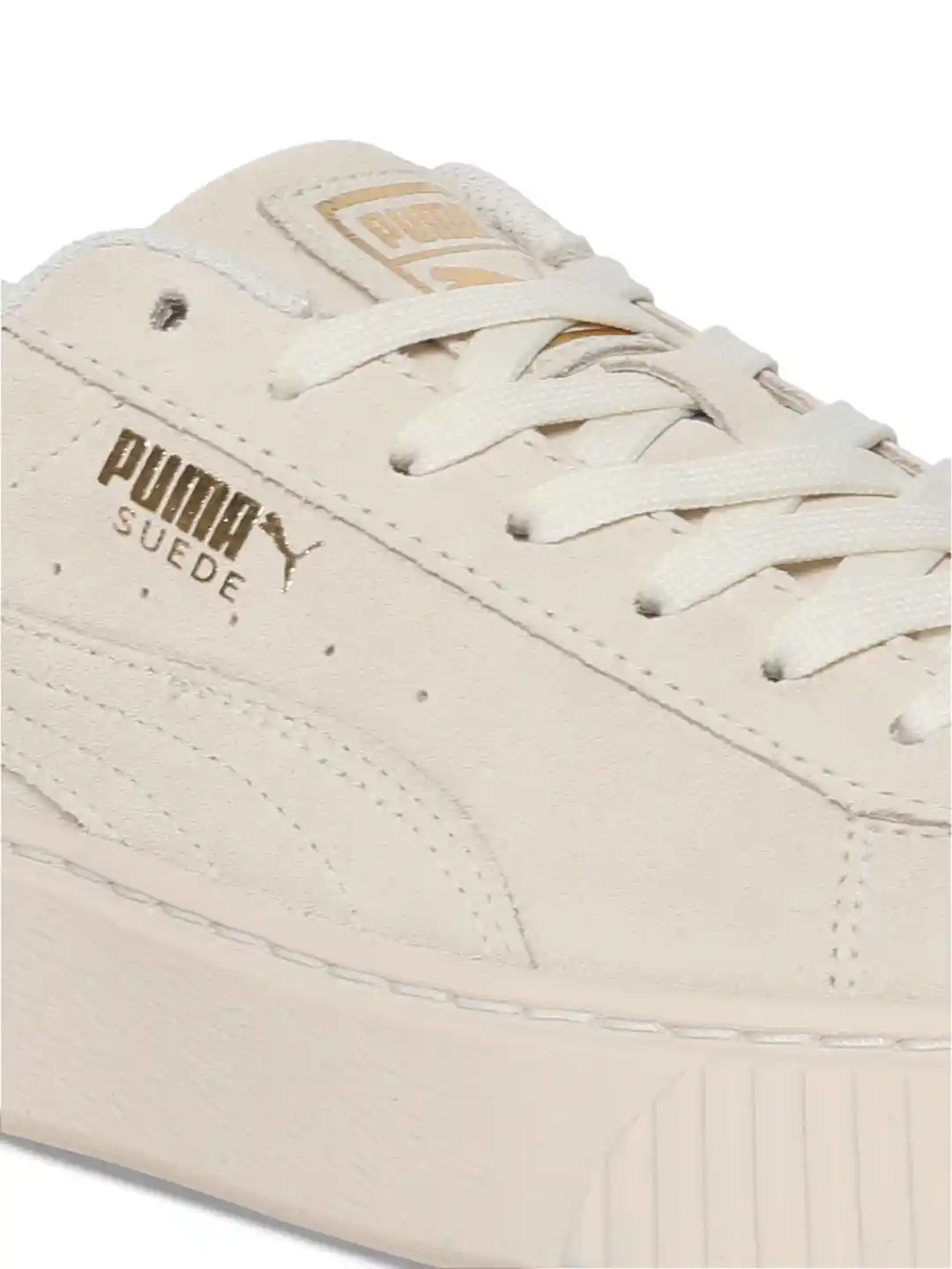 Buy Puma Girls Cream-Coloured Sneakers Casual Shoes for Girls
