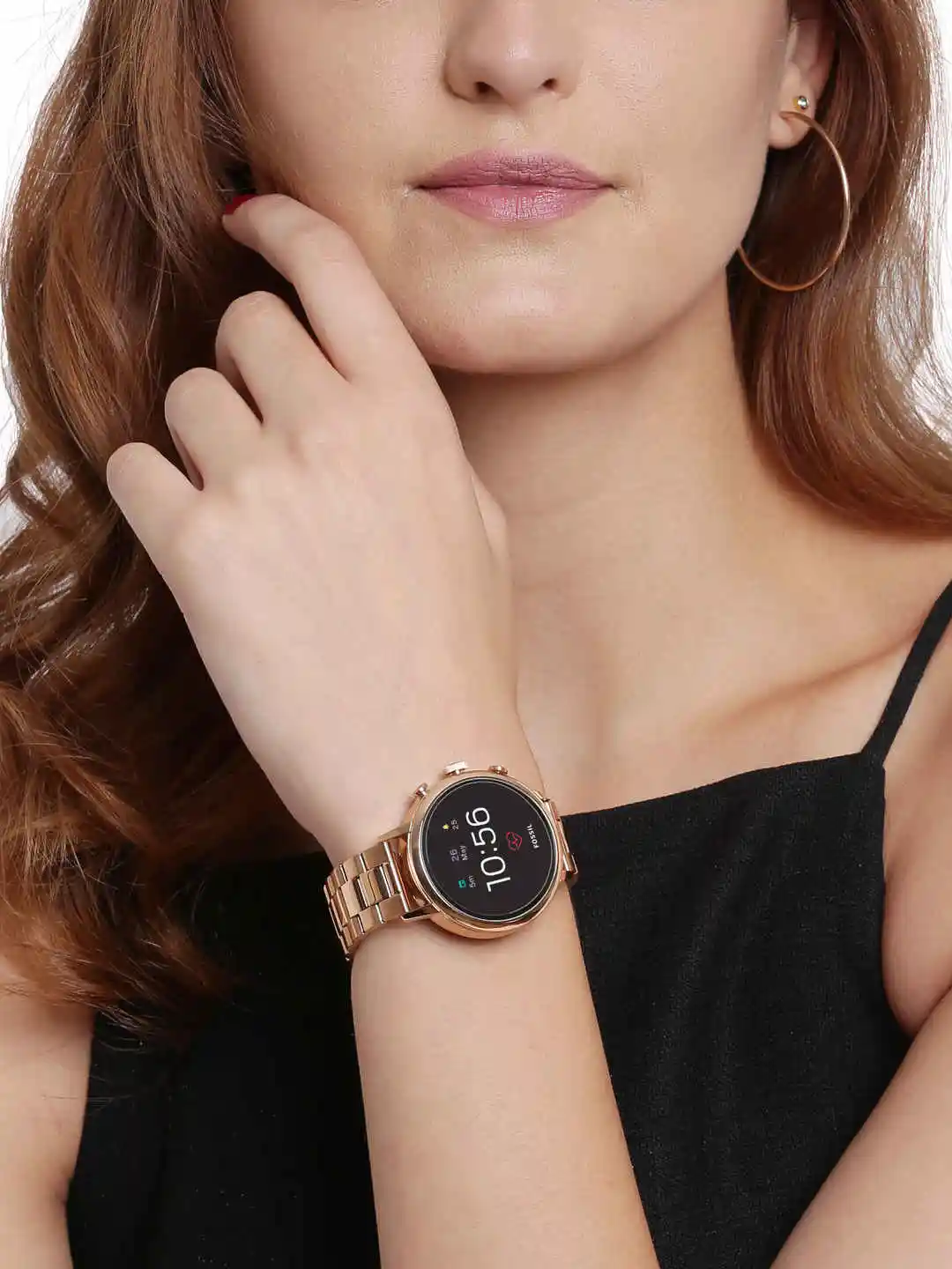 Q Venture Fossil Gen Femme Rose Gold Fossil Watch Generation