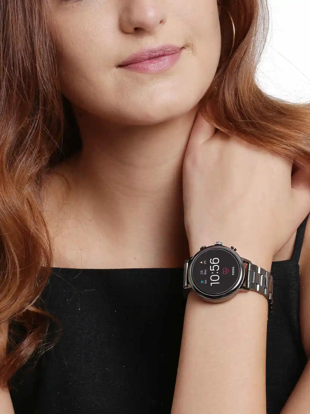 Buy Fossil Q Venture HR Gunmetal Smart Watch FTW6019 Smart