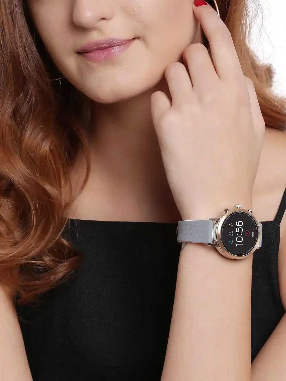 Buy Fossil Q Venture HR Grey Smart Watch FTW6016 Smart Watches