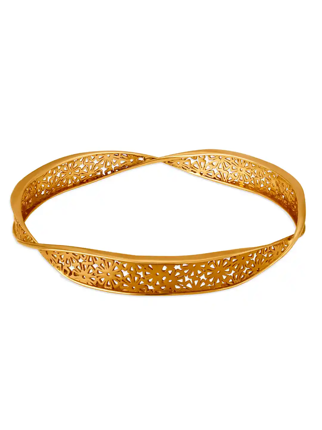 Buy Mia by Tanishq Set of 14KT Yellow Gold Bangles Bangle Gold