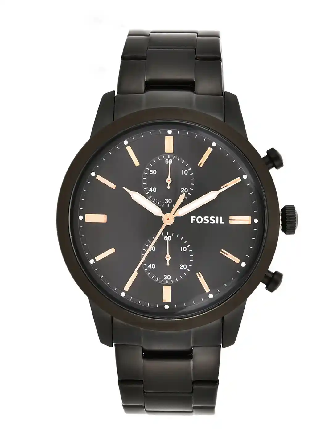 Buy Fossil Men Black Analogue Watch FS5379 Watches for Men