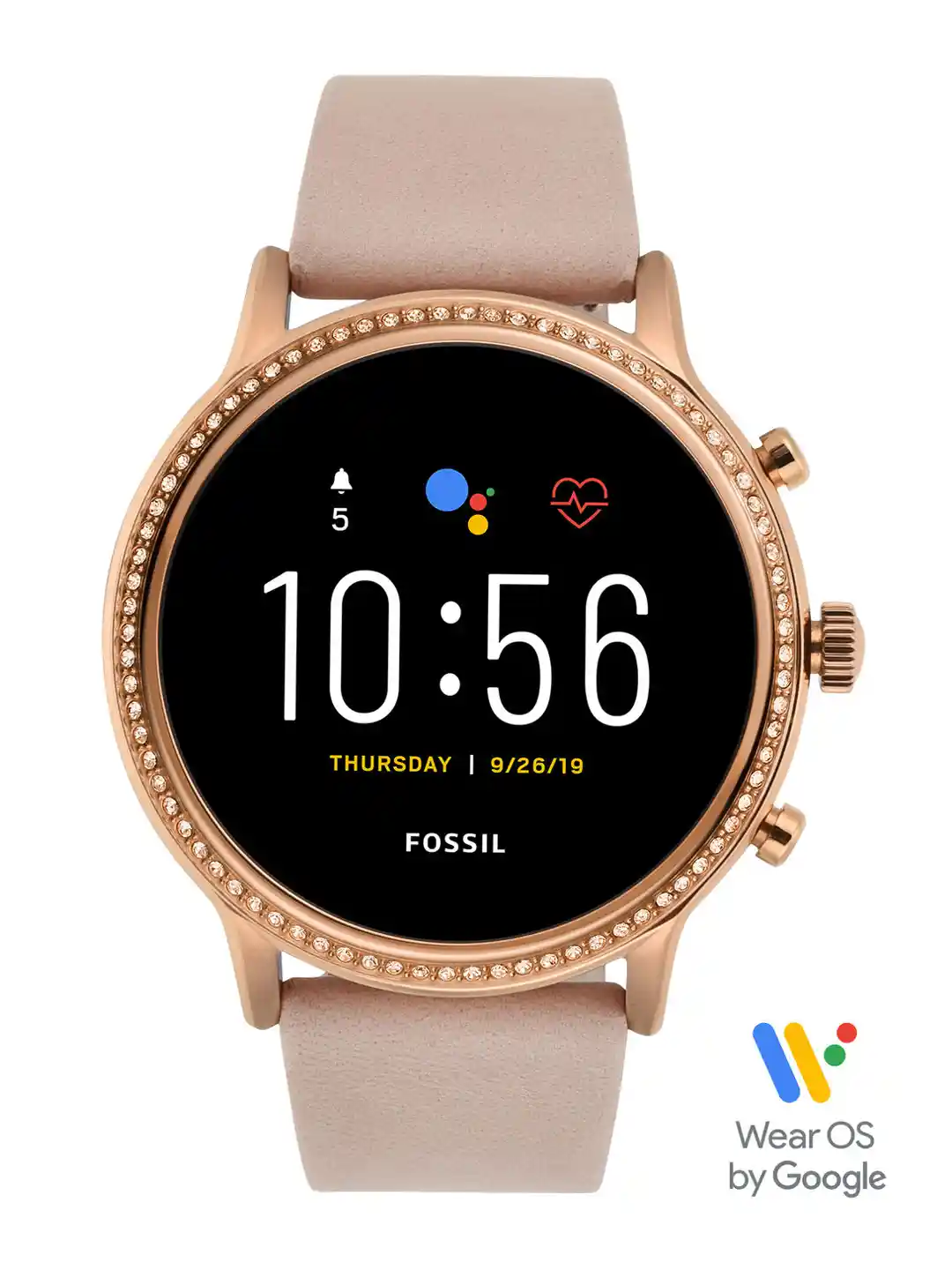 Buy Fossil Women Rose Gold Julianna HR Gen Smartwatch FTW6054