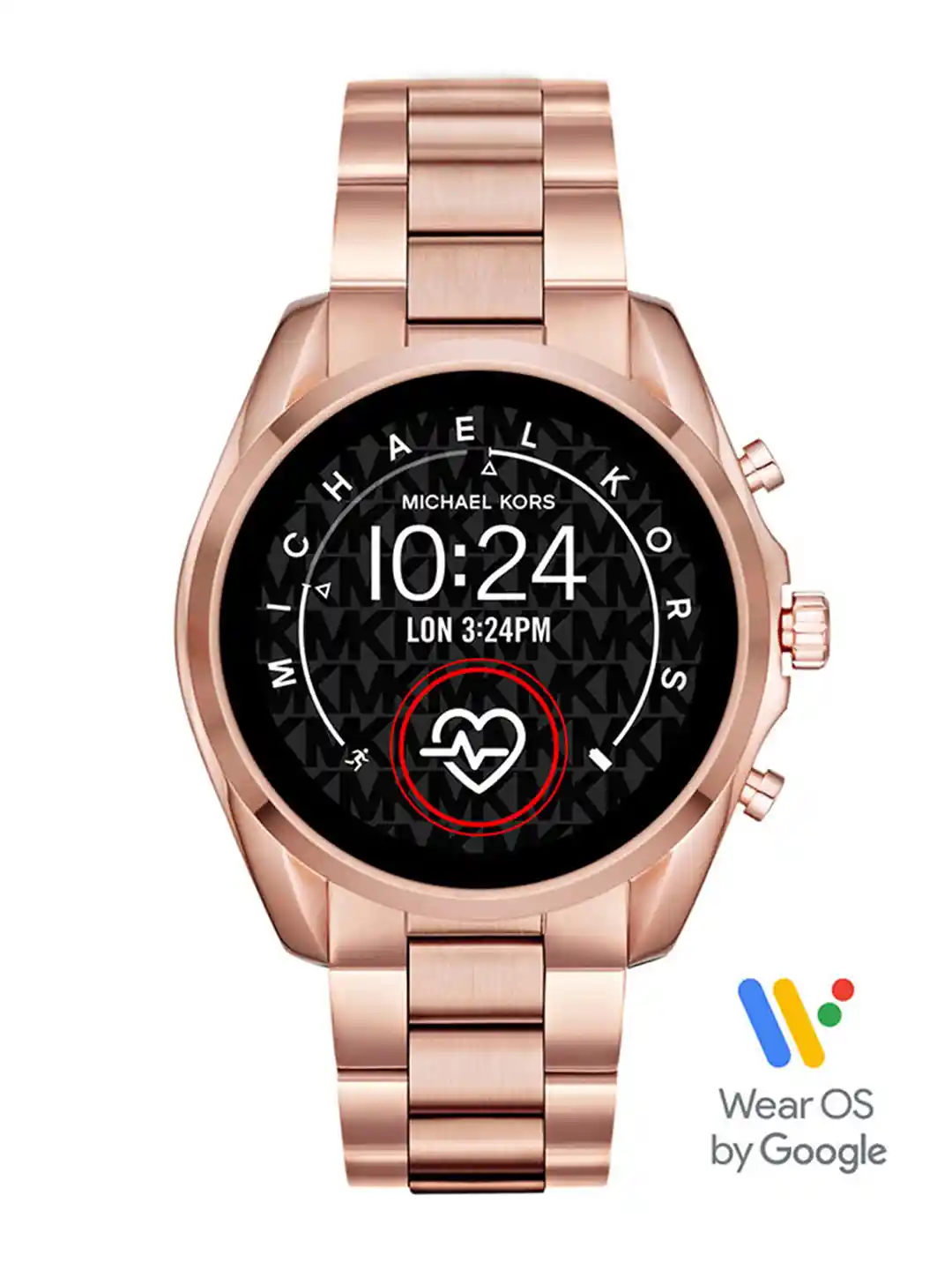 Buy Michael Kors Women Rose Gold-Toned Bradshaw Smart Watch