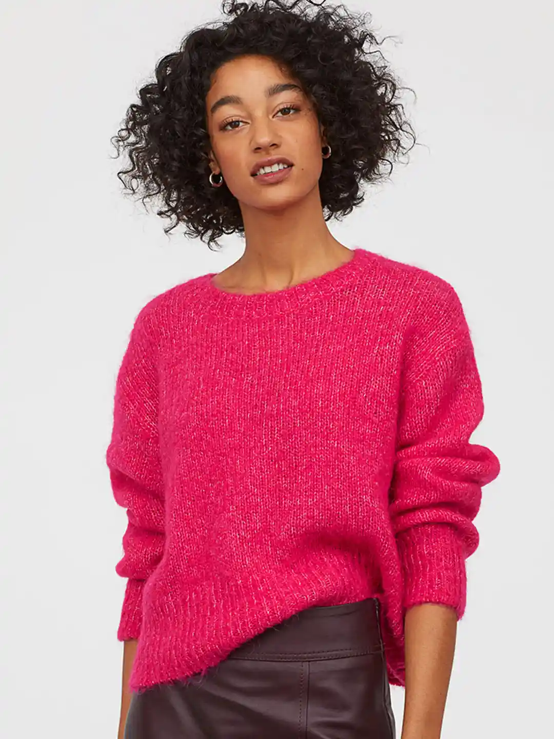 andmary Taylor hoodie knit tops pink andmary Taylor hoodie knit