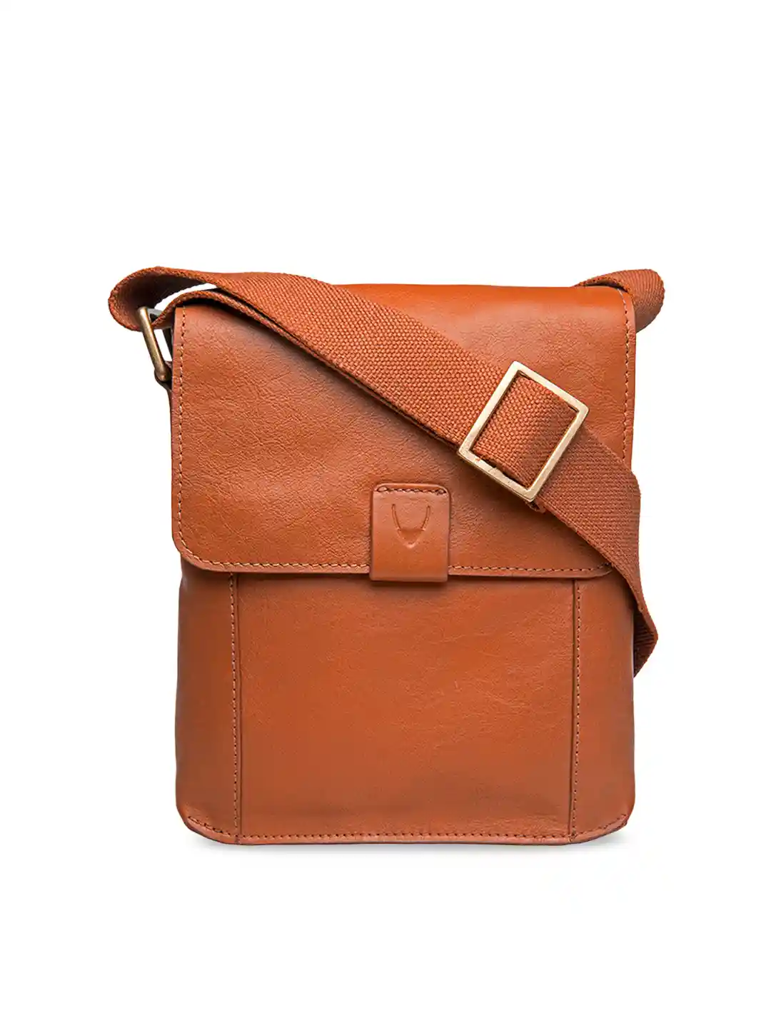 Buy Hidesign Men Tan Brown Solid Messenger Bag Messenger Bag for