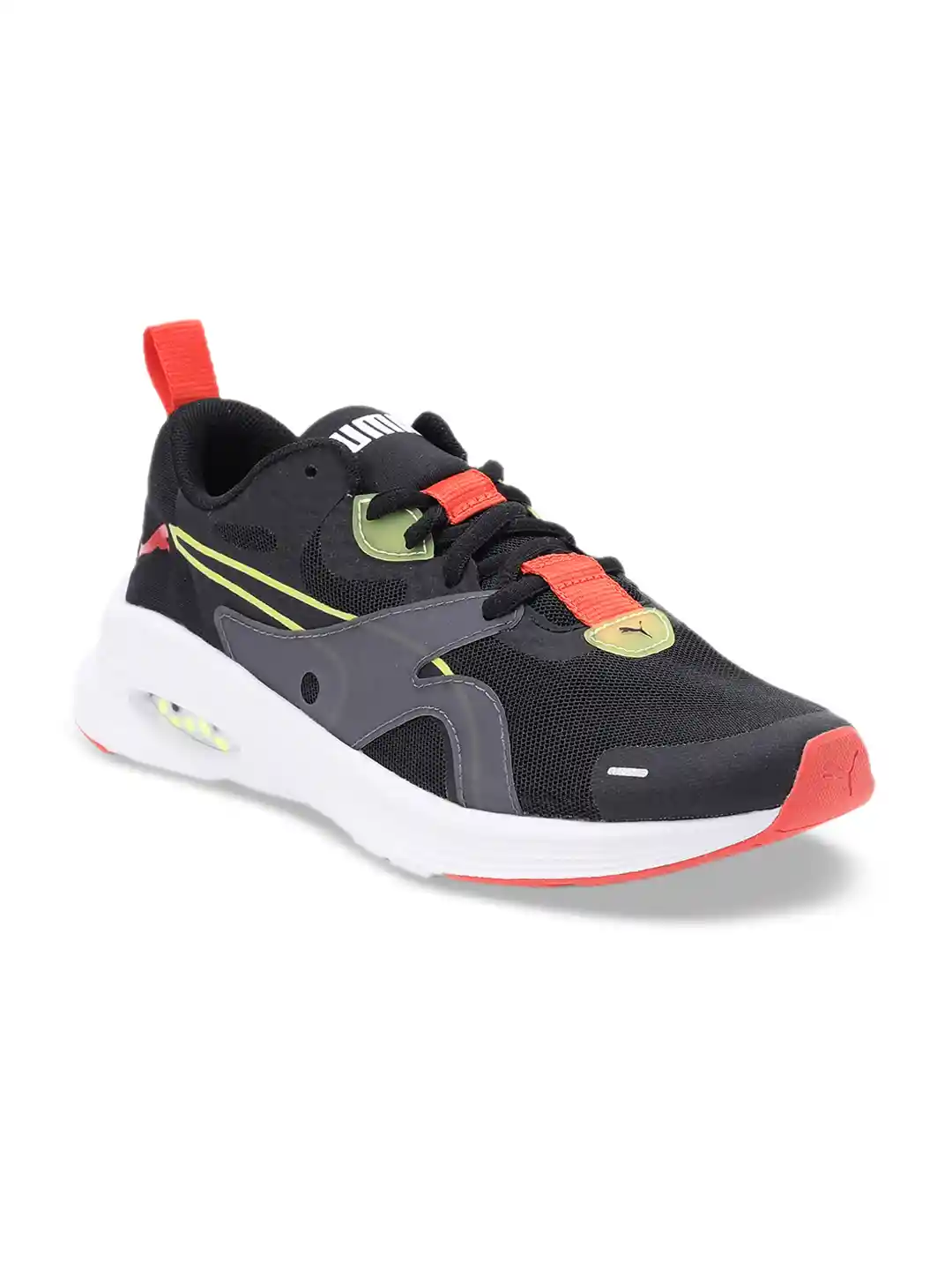 Buy Puma Kids Black Textile Hybrid Fuego Jr Running Shoes Sports