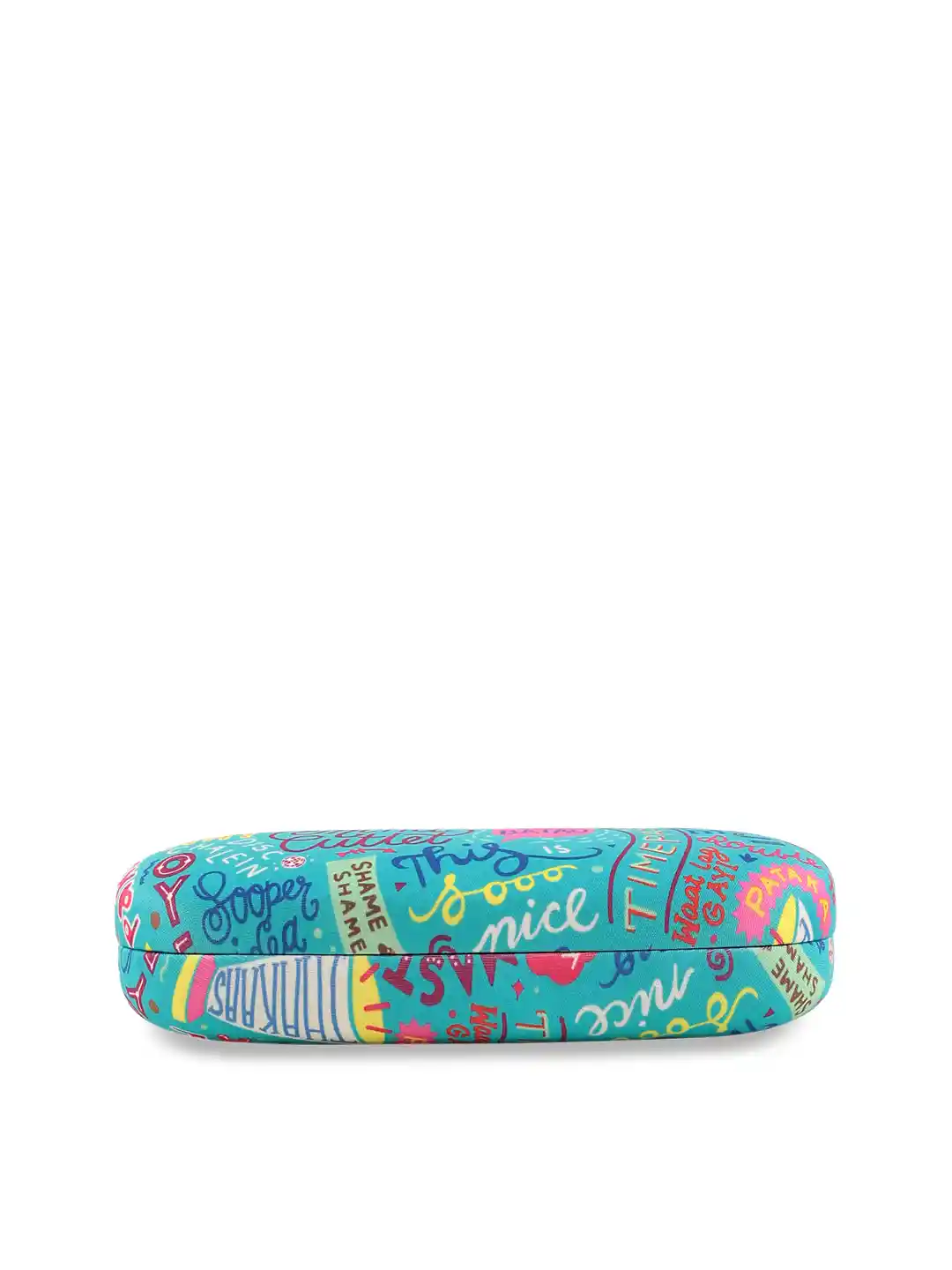 Buy Chumbak Teal Blue Things Indian Say Printed Eyewear Case