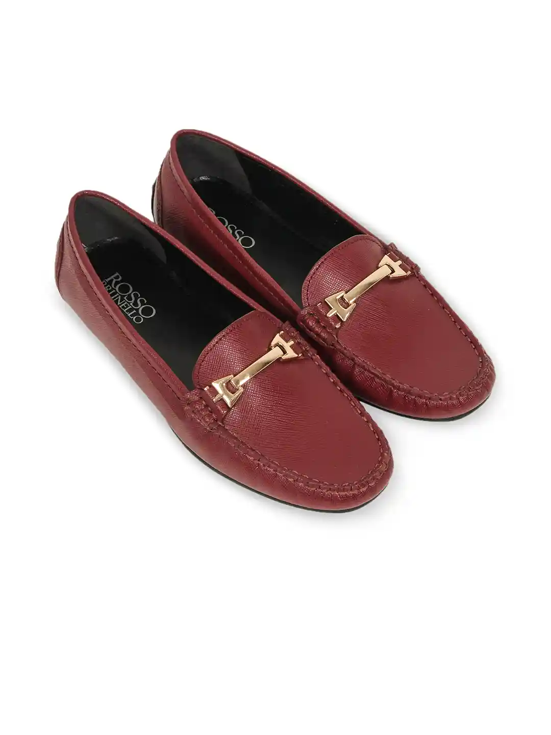 Buy ROSSO BRUNELLO Women Burgundy Loafers Casual Shoes for Women