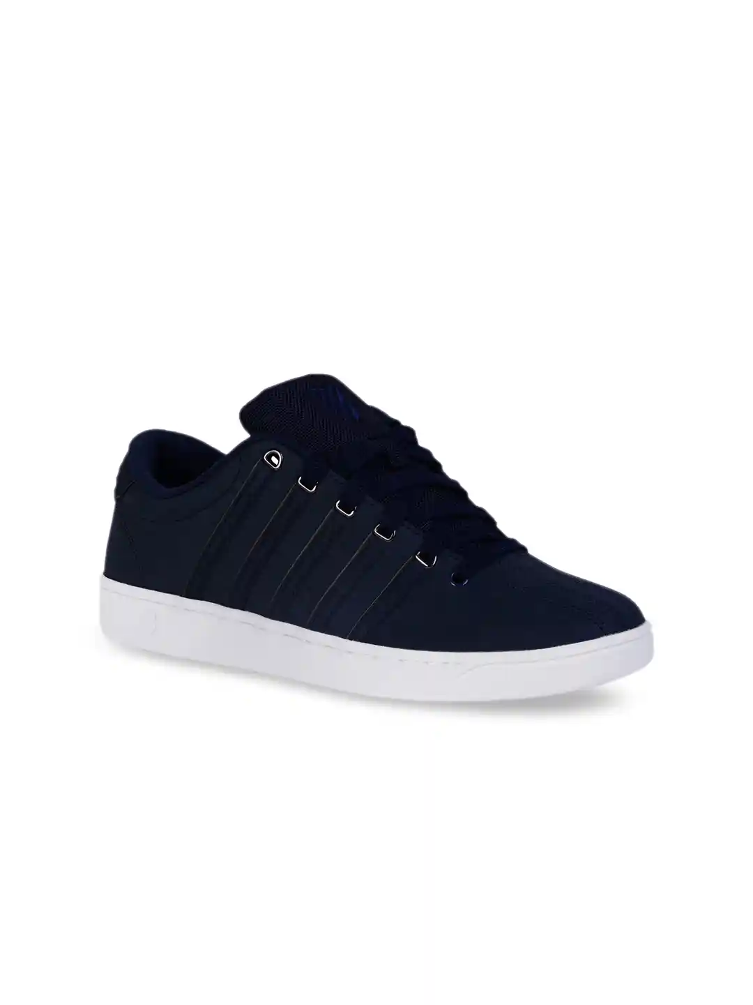 Swiss Sneakers Mens K Swiss Canvas Shoes K-SWISS Men Blue Leather Sneakers