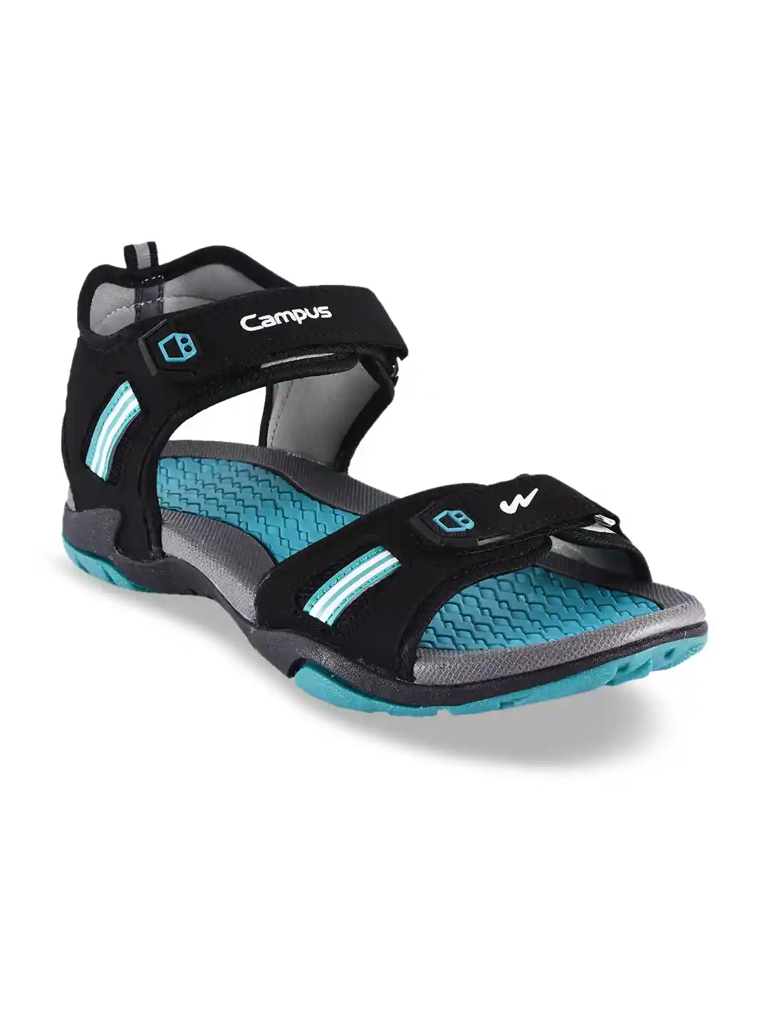 Buy Campus Men Black Sports Sandals Sandals for Men 10288881