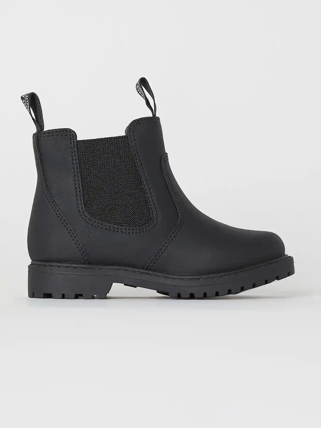 Buy H&M Boys Black Solid Chelsea Boots Boots for Boys 10477118