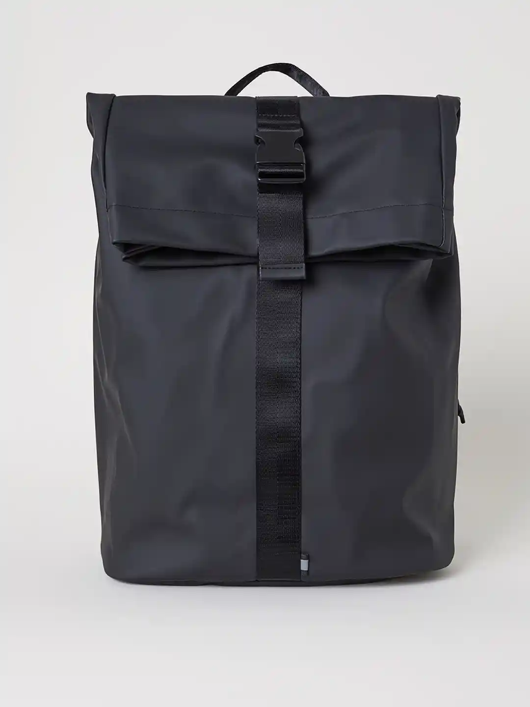 Buy H&M Men Black Solid Rubber Backpack Backpacks for Men
