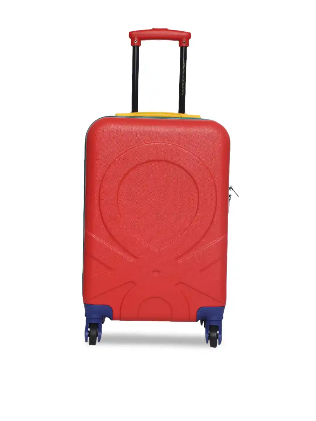 Buy United Colors of Benetton Unisex Red Solid Trolley Suitcase