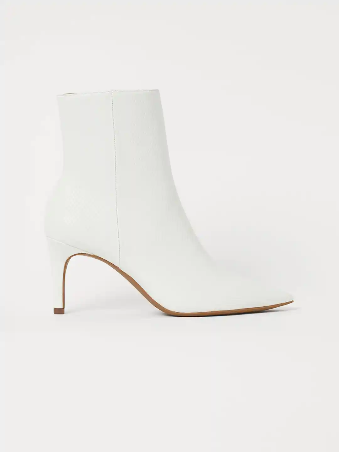 Buy H&M Women White Ankle Boots Boots for Women 11407430 Myntra