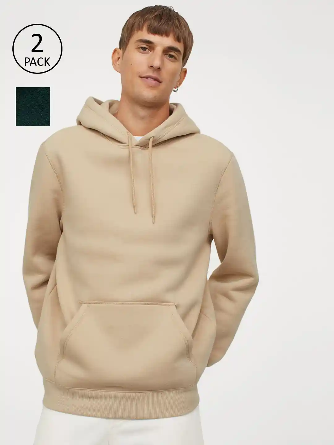 Buy H&M Men 2-Pack Relaxed Fit Hoodies Sweatshirts for Men