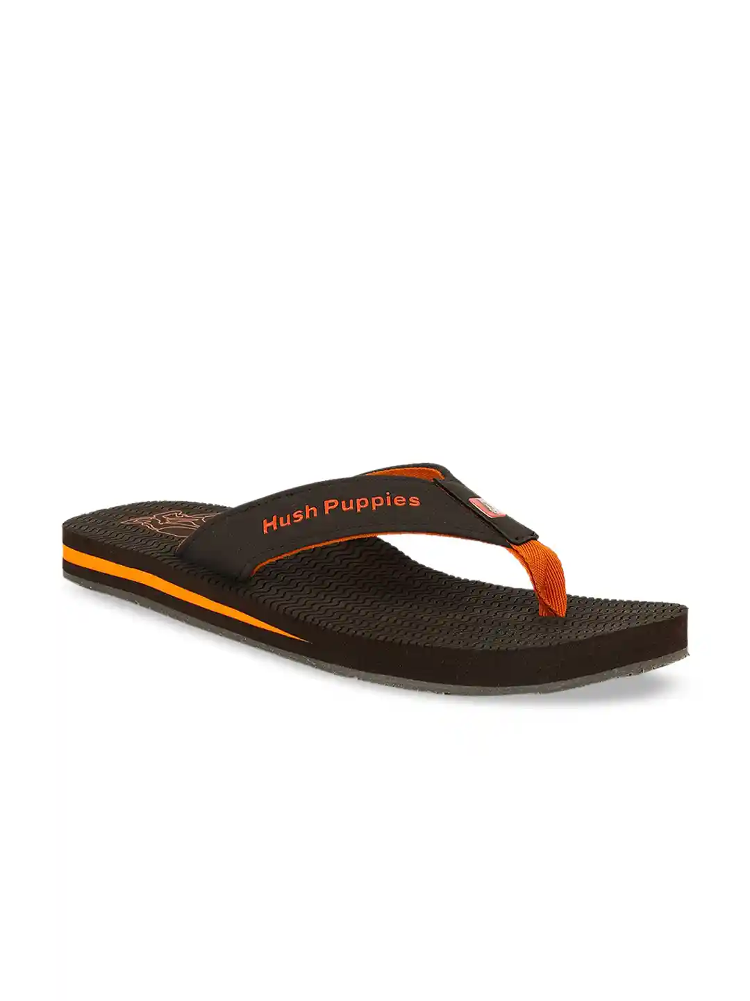 Buy Hush Puppies Men Brown Colourblocked Thong Flip-Flops Flip