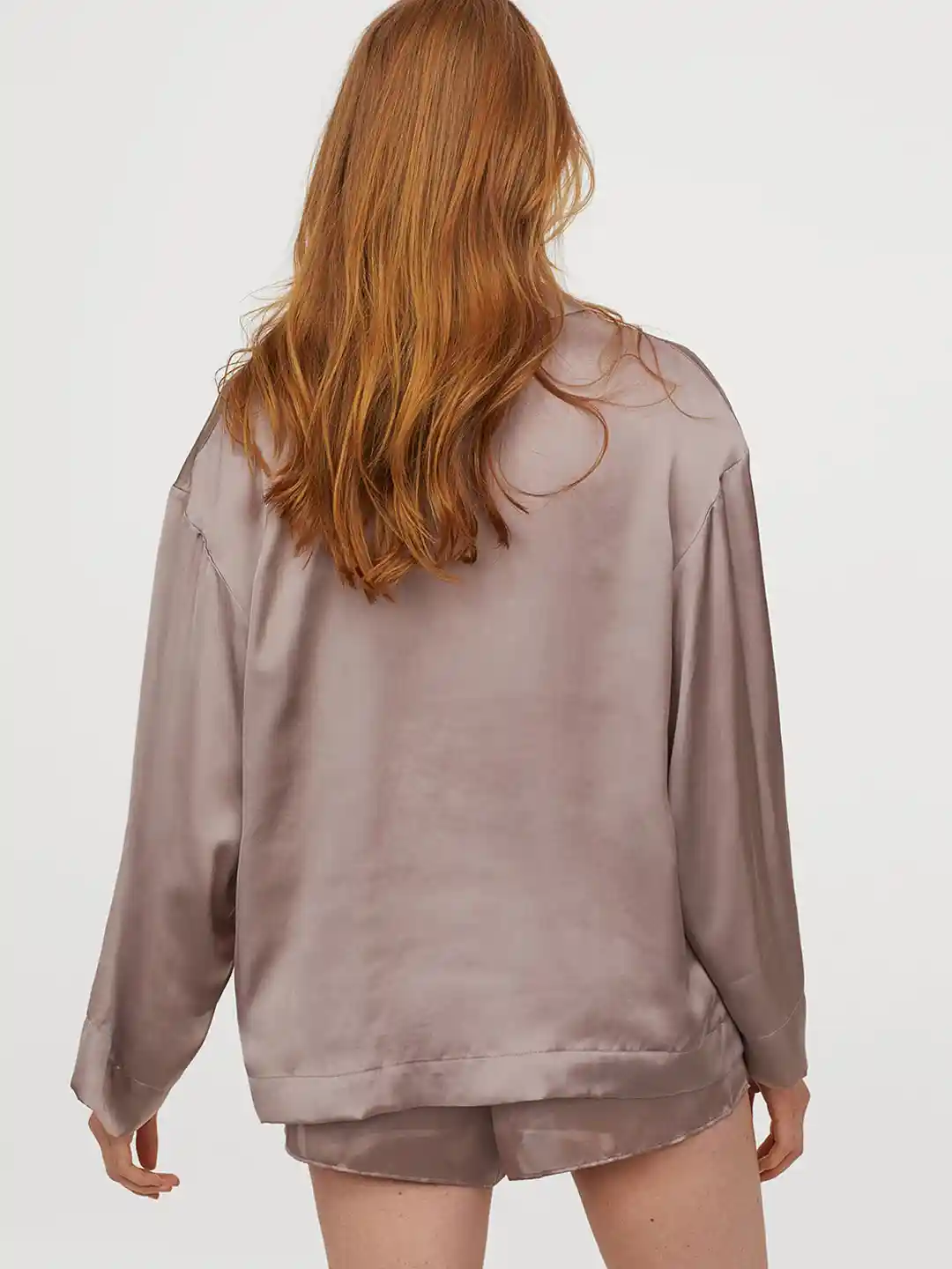 Pink Women's Suits H And M Satin H And M Pink Blouse H&M