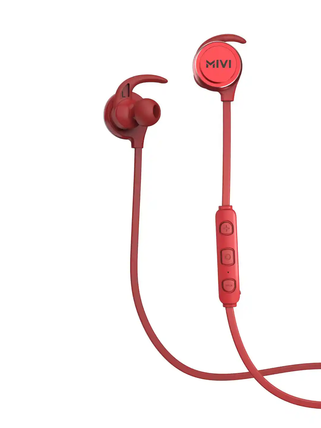 Buy mivi Unisex Red Solid ThunderBeats Bluetooth Wireless