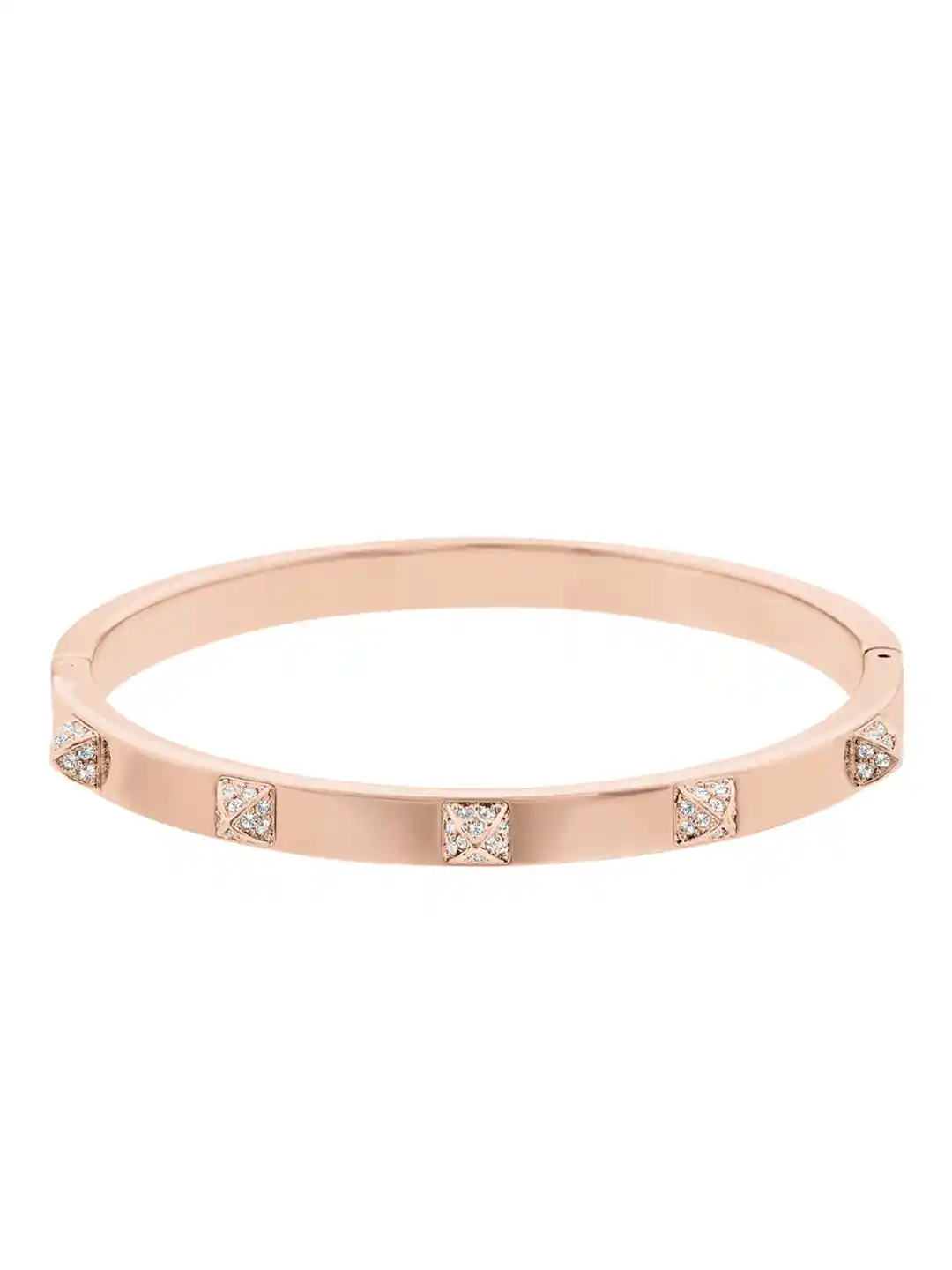 Buy SWAROVSKI Rose Gold-Plated Tactic Bangle Bracelet for Women