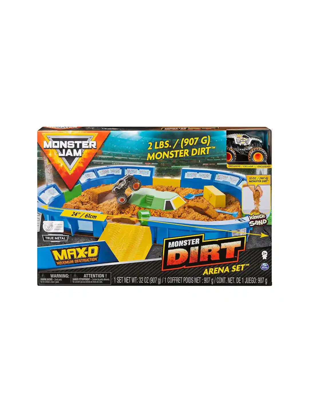 Buy MONSTER JAM Unisex Kids Set of Die-cast True Metal Monster
