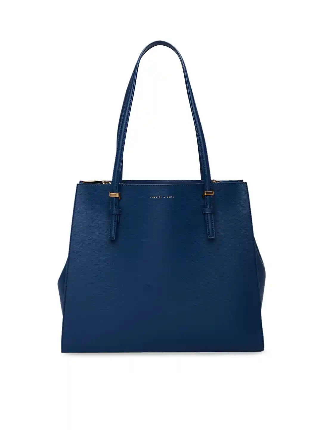Buy CHARLES KEITH Blue Textured Shoulder Bag Handbags for