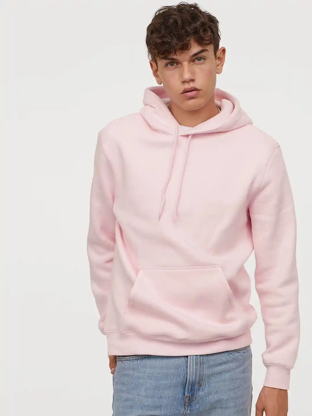 Mens Hoodies Plain Hot Pink Hoodie Buy H&M Men Pink Solid Hooded