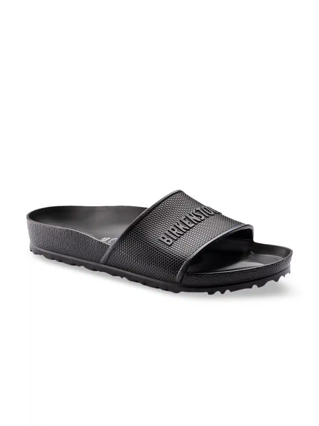 Buy Birkenstock Unisex Black Barbados Eva Regular Width Sliders