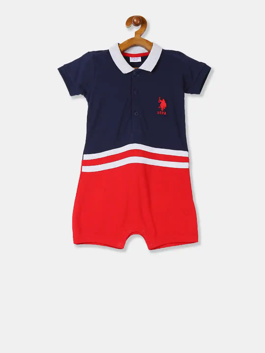 Buy Polo Infant Boys Navy Blue Red Colourblocked
