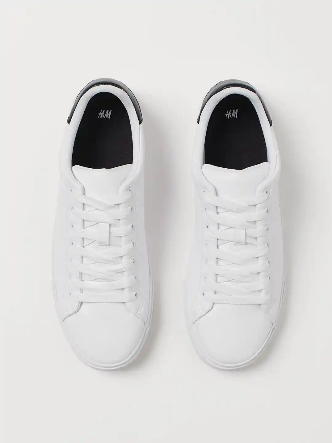 Buy H&M Men White Solid Trainers Casual Shoes for Men 12083288