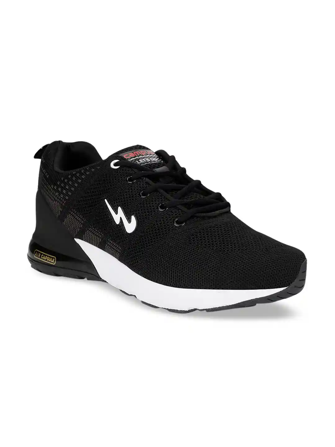 Air Capsule Campus Sports Shoes Under NORTH PLUS Black Men's