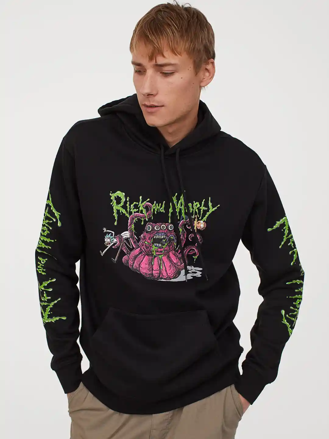 Hoodie Sale Hoodie Rick And Morty H&m H&M Regular Fit Hoodie