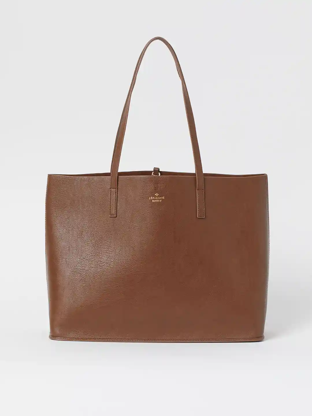 Buy H&M Women Brown Solid Shopper Bag Handbags for Women