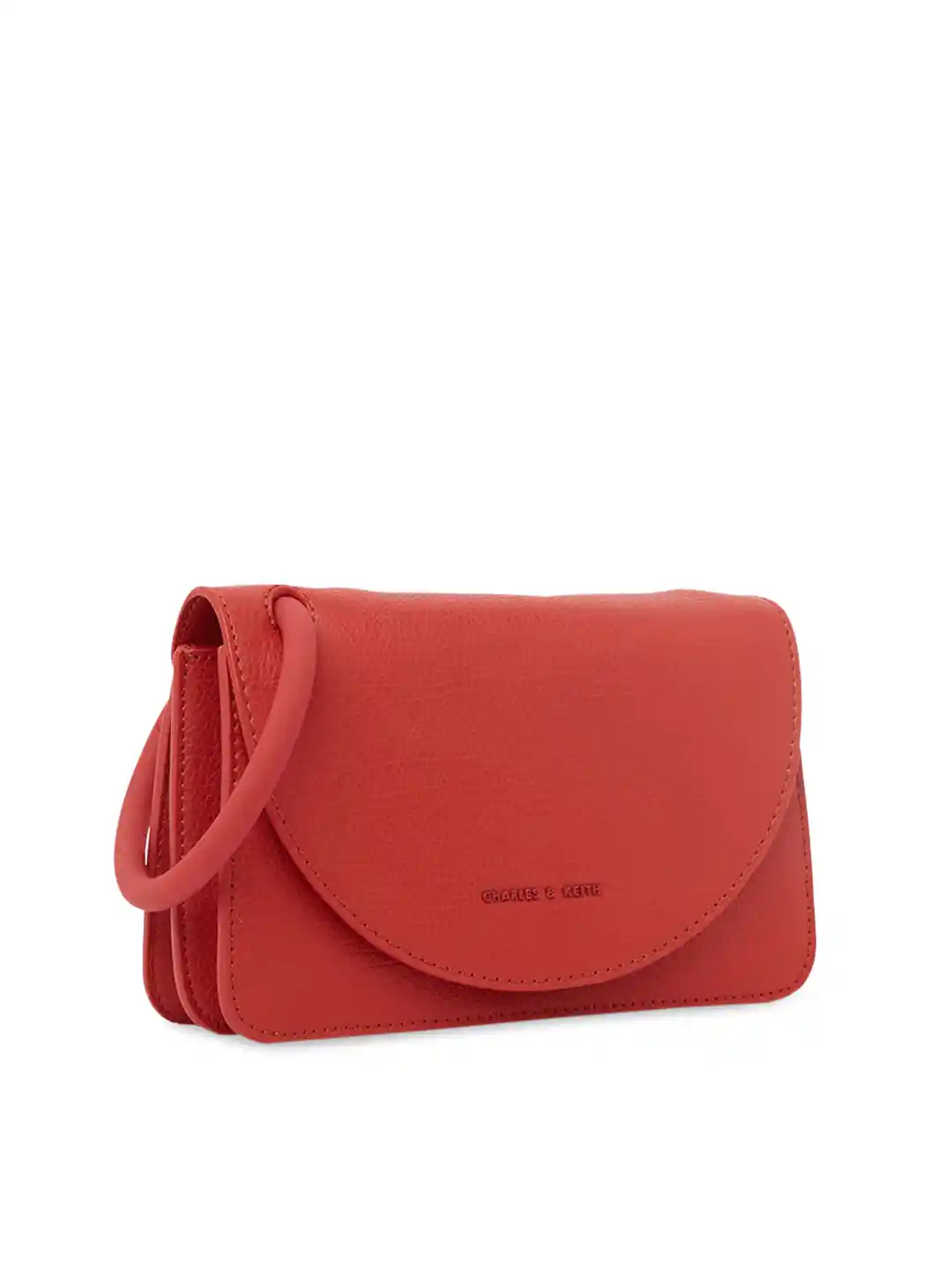 Small Charles And Keith Shoulder Bag Black Asymmetrical Shoulder