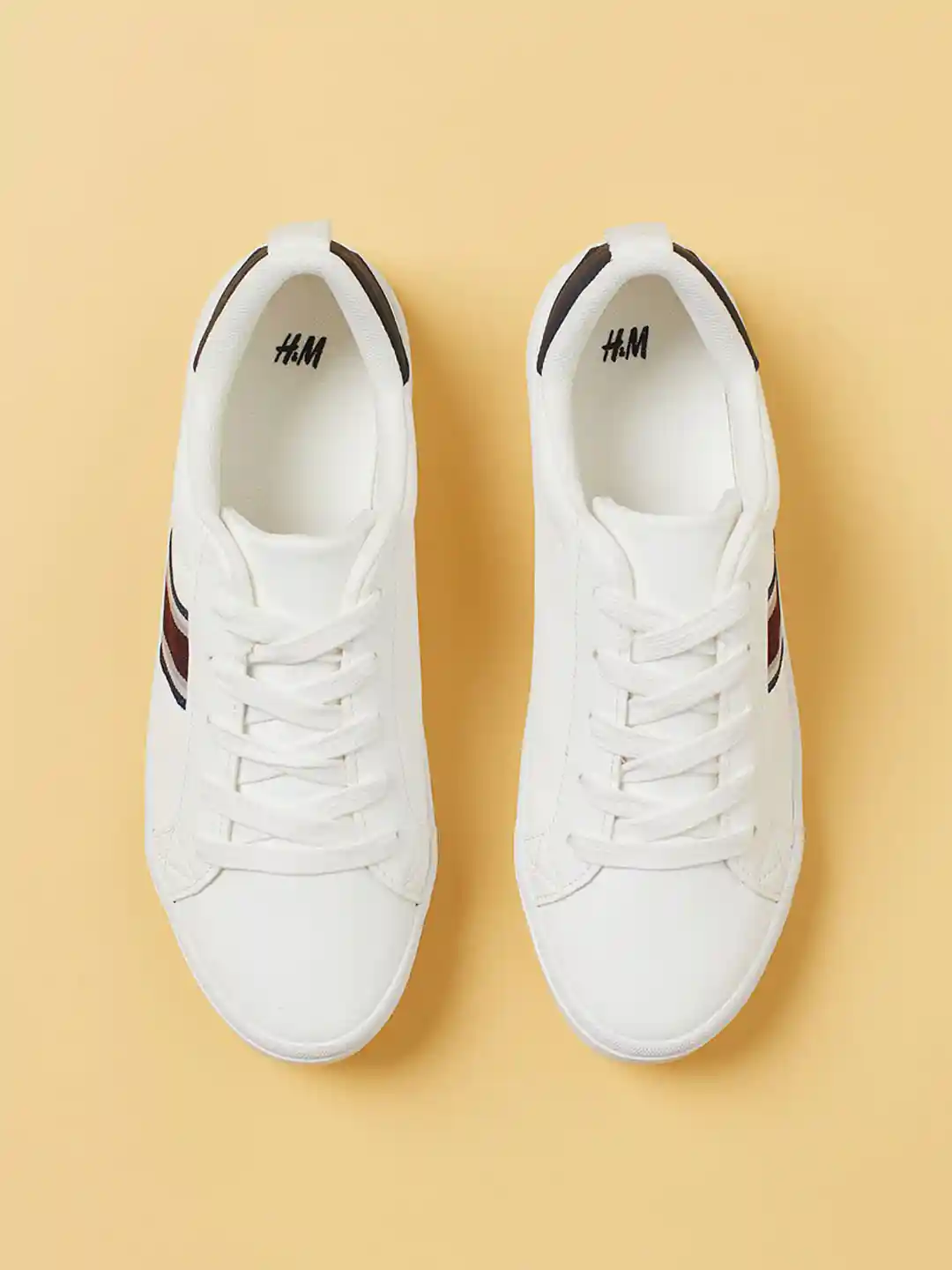 Buy H&M Boys White Solid Lace-Up Trainer Sneakers Casual Shoes