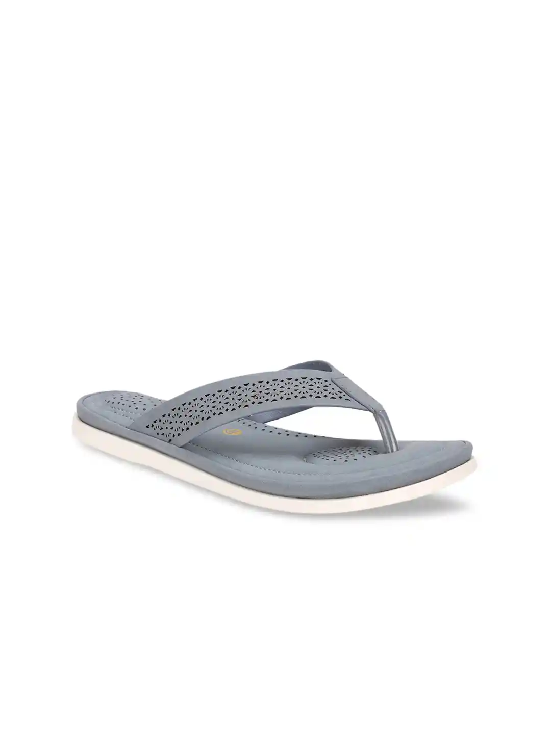 Buy Bata comfit Women Grey Solid Thong Flip-Flops Flip Flops for