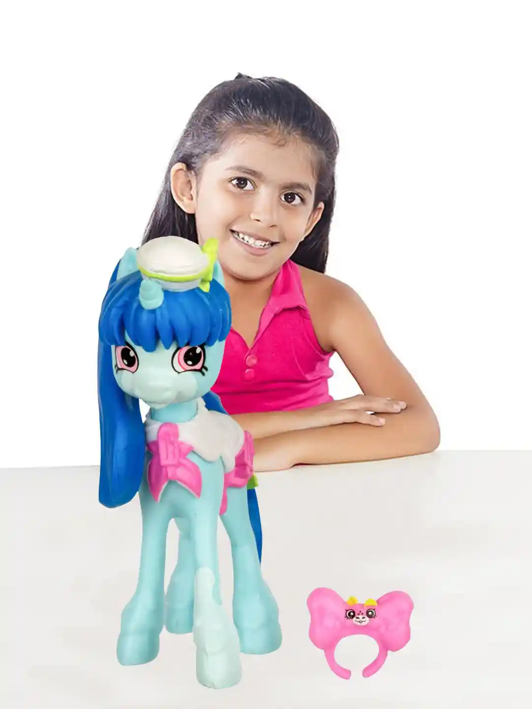 Buy Shopkins Girls Blue Pink Happy Places Popsicorn Lil' Unicorn