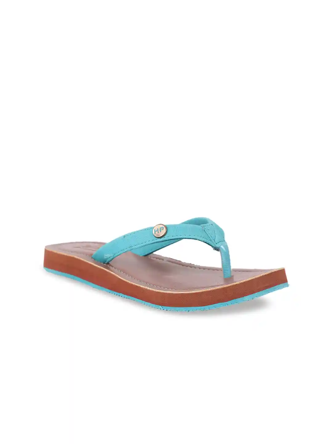 Buy Hush Puppies Women Blue Solid Thong Flip-Flops Flip Flops