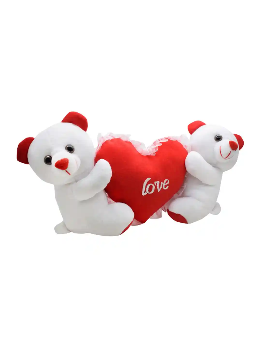 Buy Ultra Kids White Red Cute Couple Teddy Bear Holding Heart
