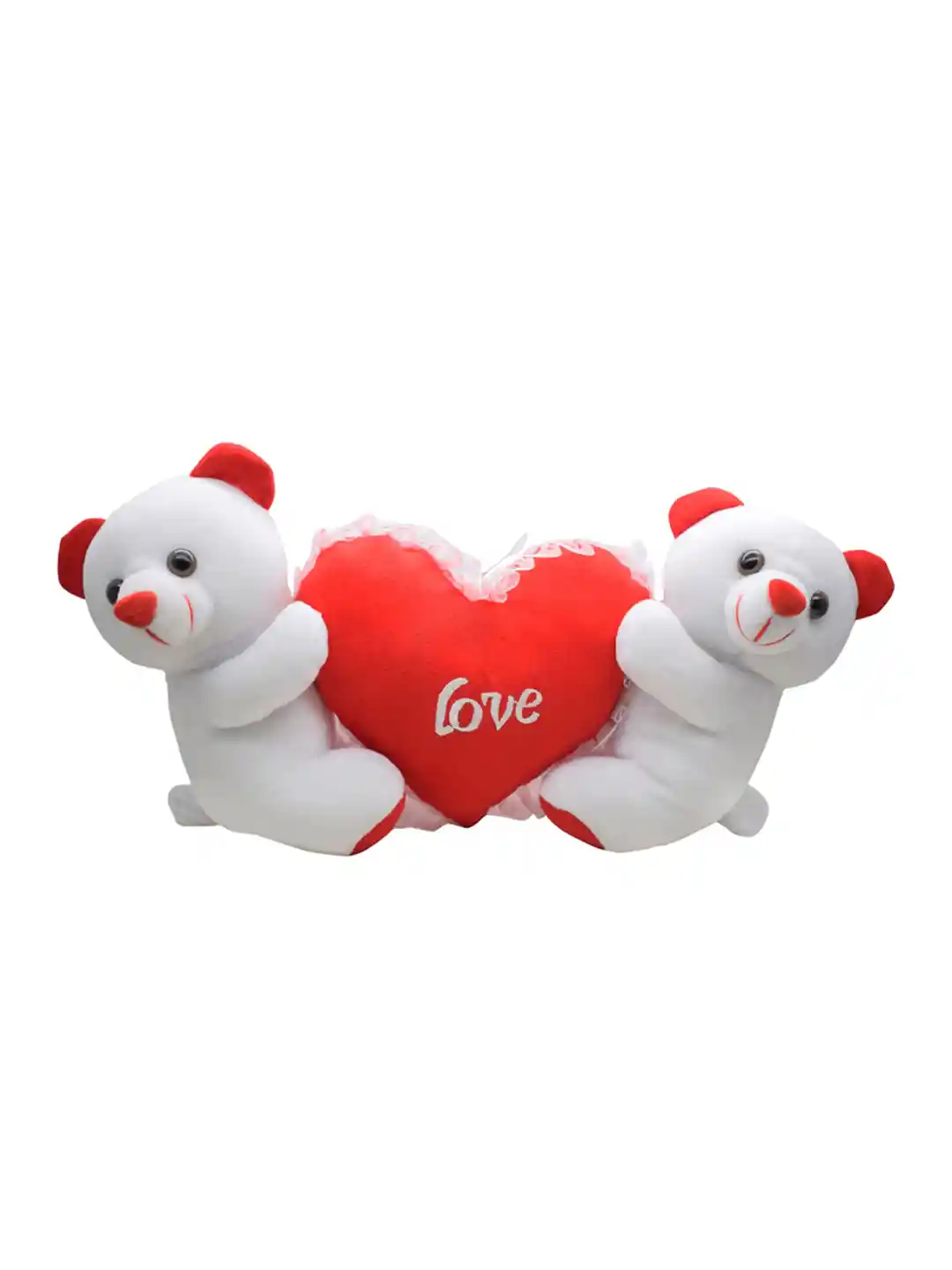Buy Ultra Kids White Red Cute Couple Teddy Bear Holding Heart