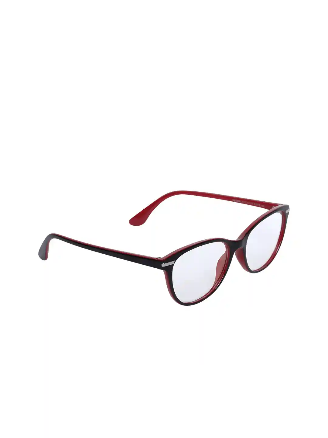 Peter Jones Eyewear Women Black Red Solid Cateye Anti Glare Reading  Glasses 6138I